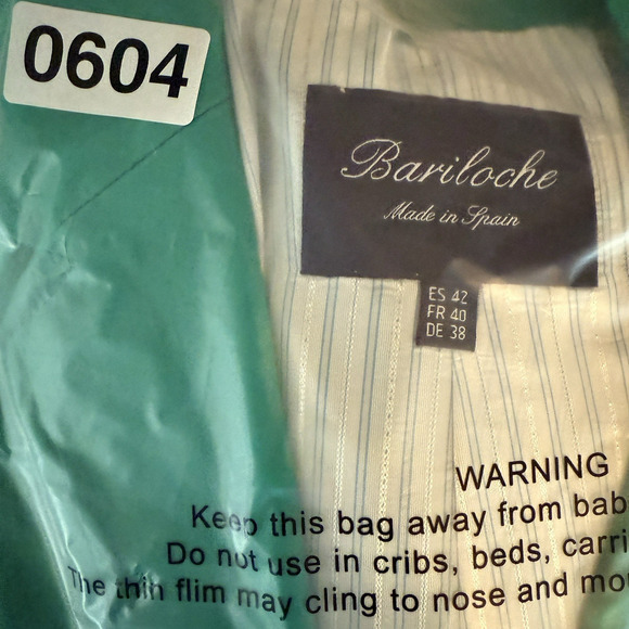 Bariloche Blazer Jacket Green Size 10 Preppy Collegiate Made in Spain - Picture 13 of 13